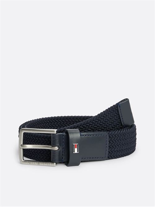 Cintura blu intrecciata TOMMY HILFIGER | AU01956DW6